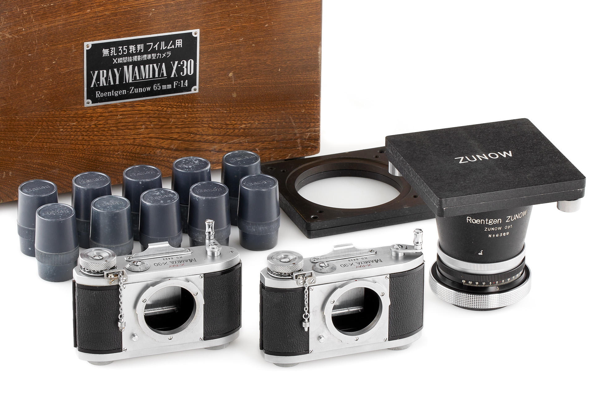 Mamiya X-30 X-Ray Camera outfit - Roentgen Zunow 1.4/65mm *